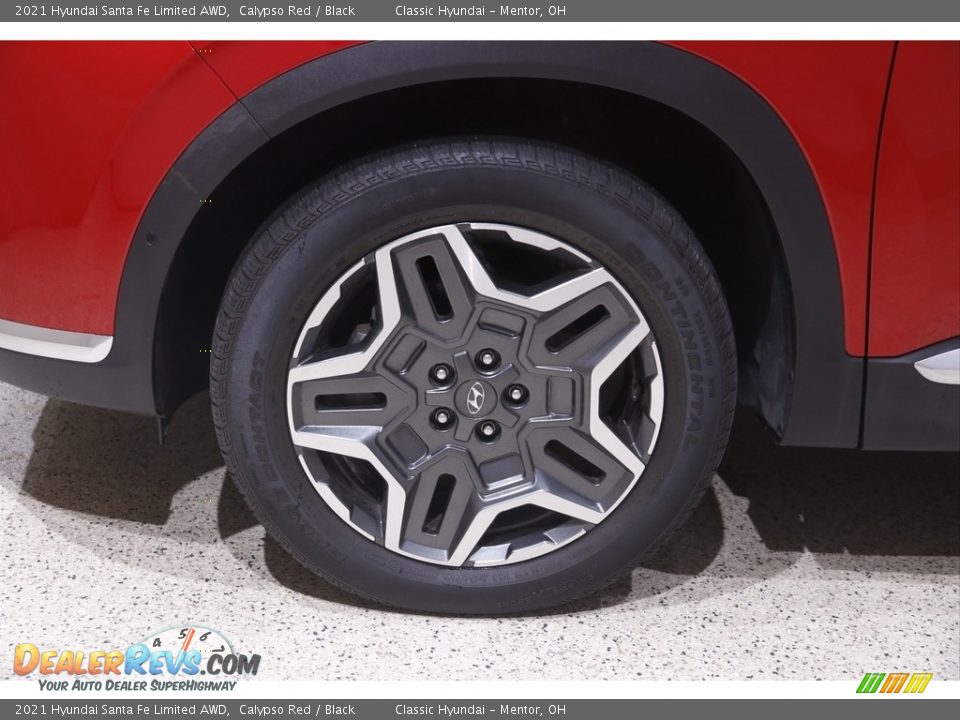 2021 Hyundai Santa Fe Limited AWD Calypso Red / Black Photo #23
