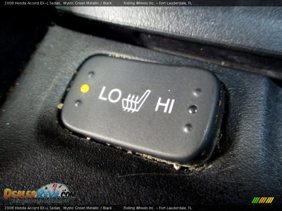 2008 Honda Accord EX-L Sedan Mystic Green Metallic / Black Photo #7