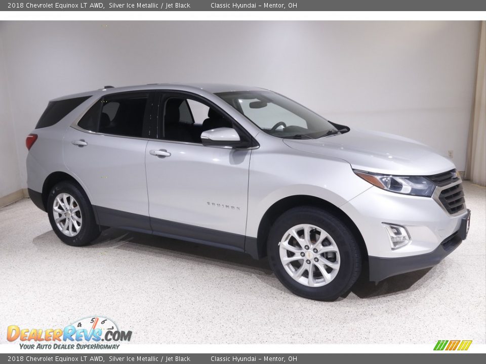 2018 Chevrolet Equinox LT AWD Silver Ice Metallic / Jet Black Photo #1