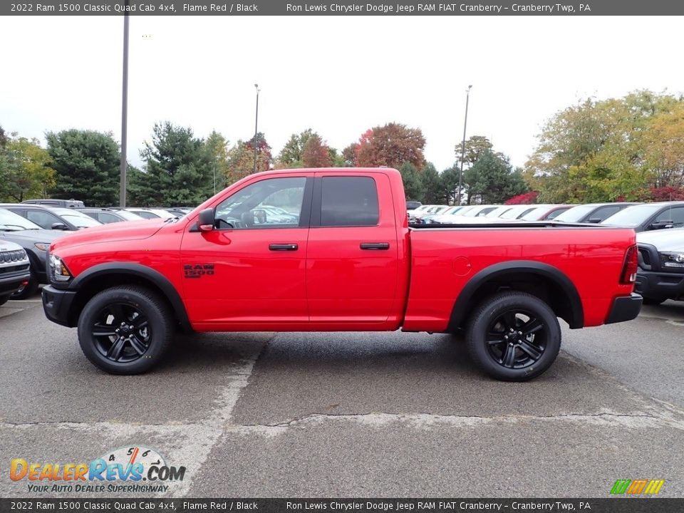 2022 Ram 1500 Classic Quad Cab 4x4 Flame Red / Black Photo #2