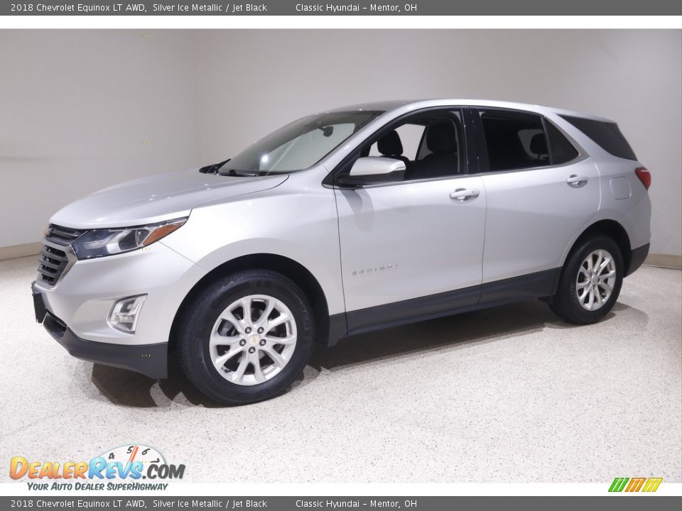 2018 Chevrolet Equinox LT AWD Silver Ice Metallic / Jet Black Photo #3