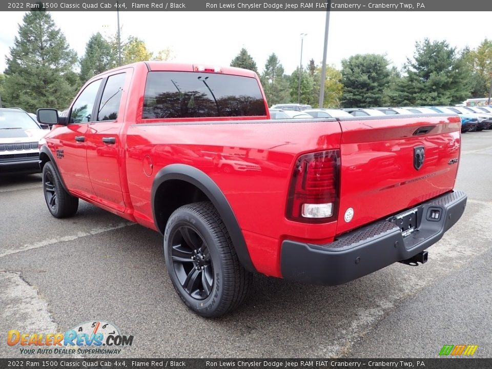2022 Ram 1500 Classic Quad Cab 4x4 Flame Red / Black Photo #3