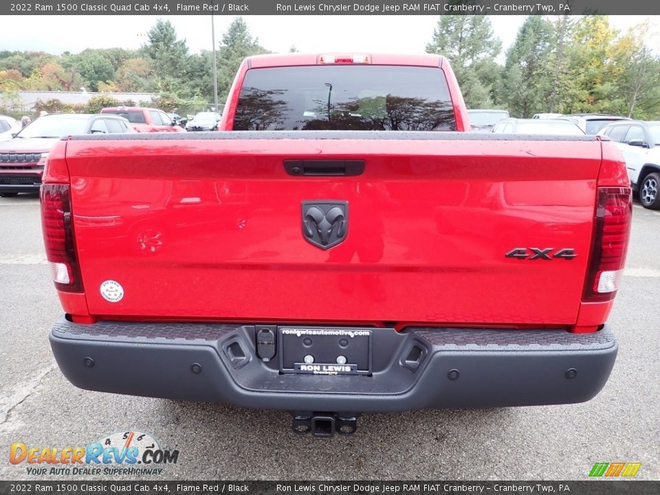 2022 Ram 1500 Classic Quad Cab 4x4 Flame Red / Black Photo #4