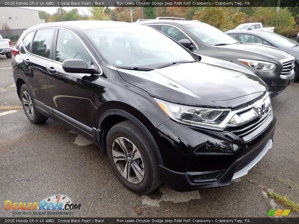 2018 Honda CR-V LX AWD Crystal Black Pearl / Black Photo #2