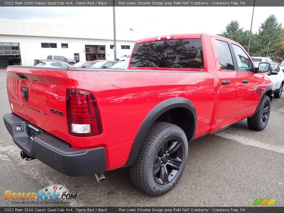 2022 Ram 1500 Classic Quad Cab 4x4 Flame Red / Black Photo #5