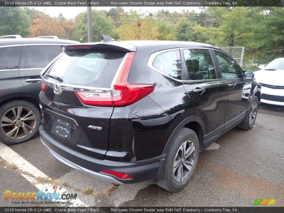 2018 Honda CR-V LX AWD Crystal Black Pearl / Black Photo #3