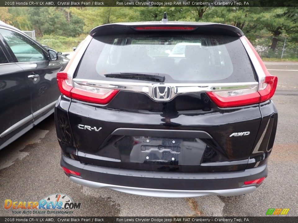 2018 Honda CR-V LX AWD Crystal Black Pearl / Black Photo #4
