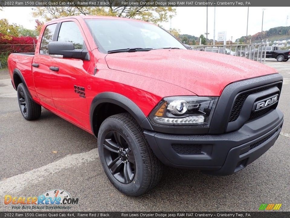 2022 Ram 1500 Classic Quad Cab 4x4 Flame Red / Black Photo #7