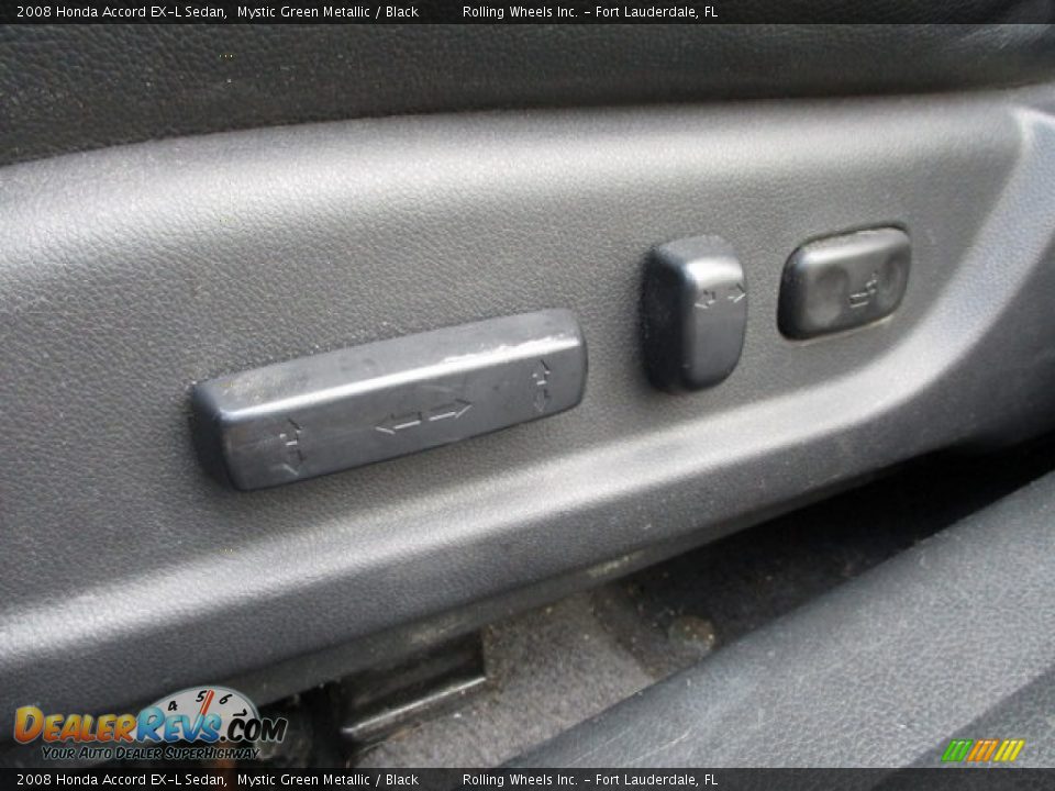 2008 Honda Accord EX-L Sedan Mystic Green Metallic / Black Photo #15