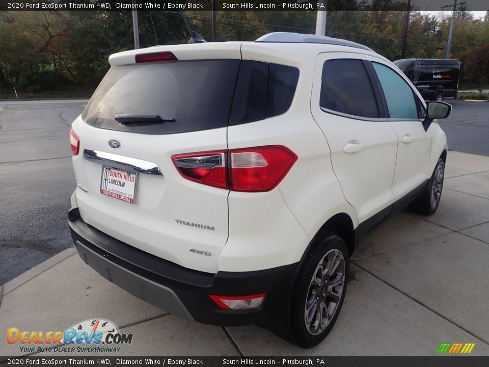 2020 Ford EcoSport Titanium 4WD Diamond White / Ebony Black Photo #5