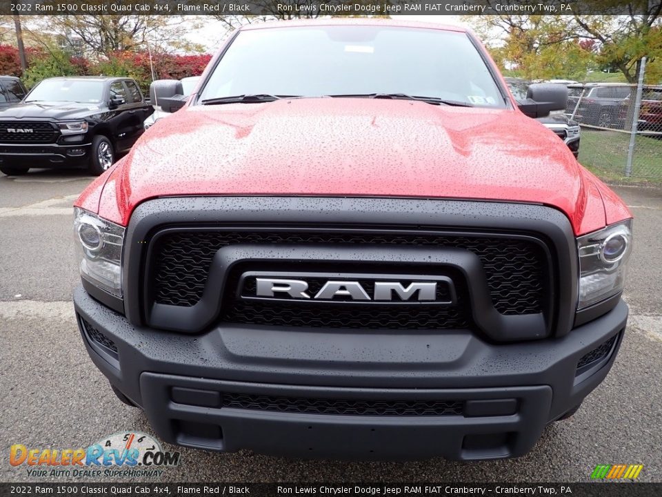 2022 Ram 1500 Classic Quad Cab 4x4 Flame Red / Black Photo #8