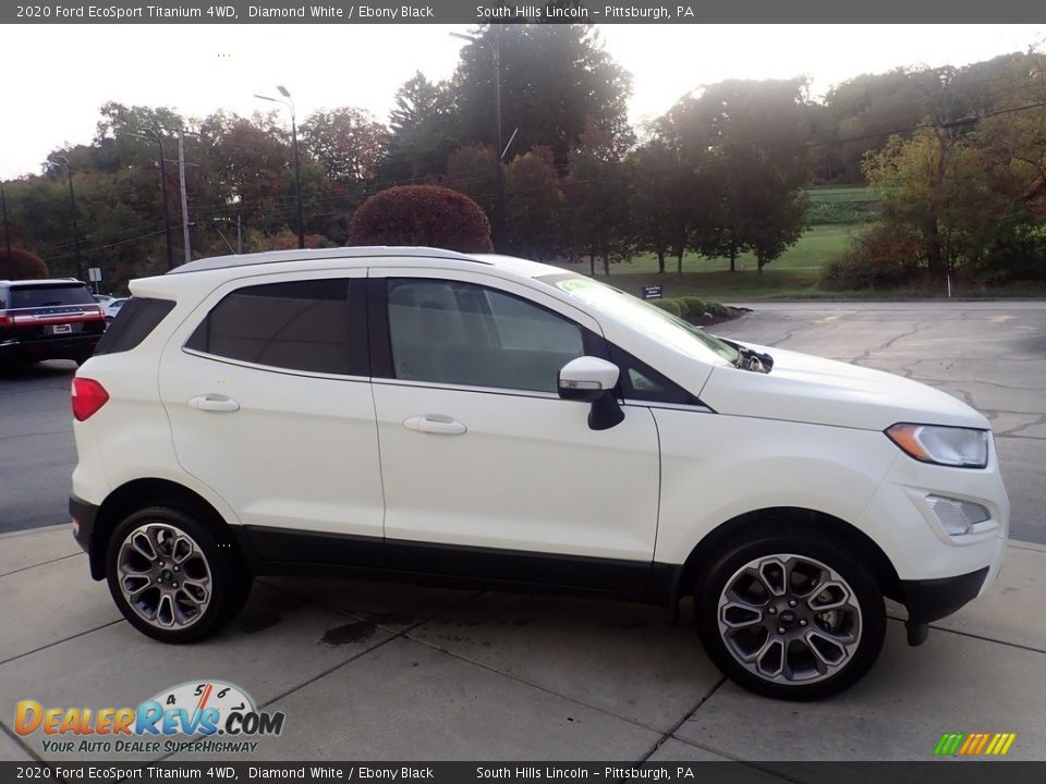 2020 Ford EcoSport Titanium 4WD Diamond White / Ebony Black Photo #6