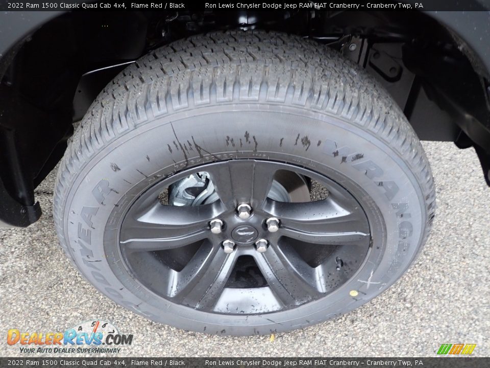 2022 Ram 1500 Classic Quad Cab 4x4 Flame Red / Black Photo #9
