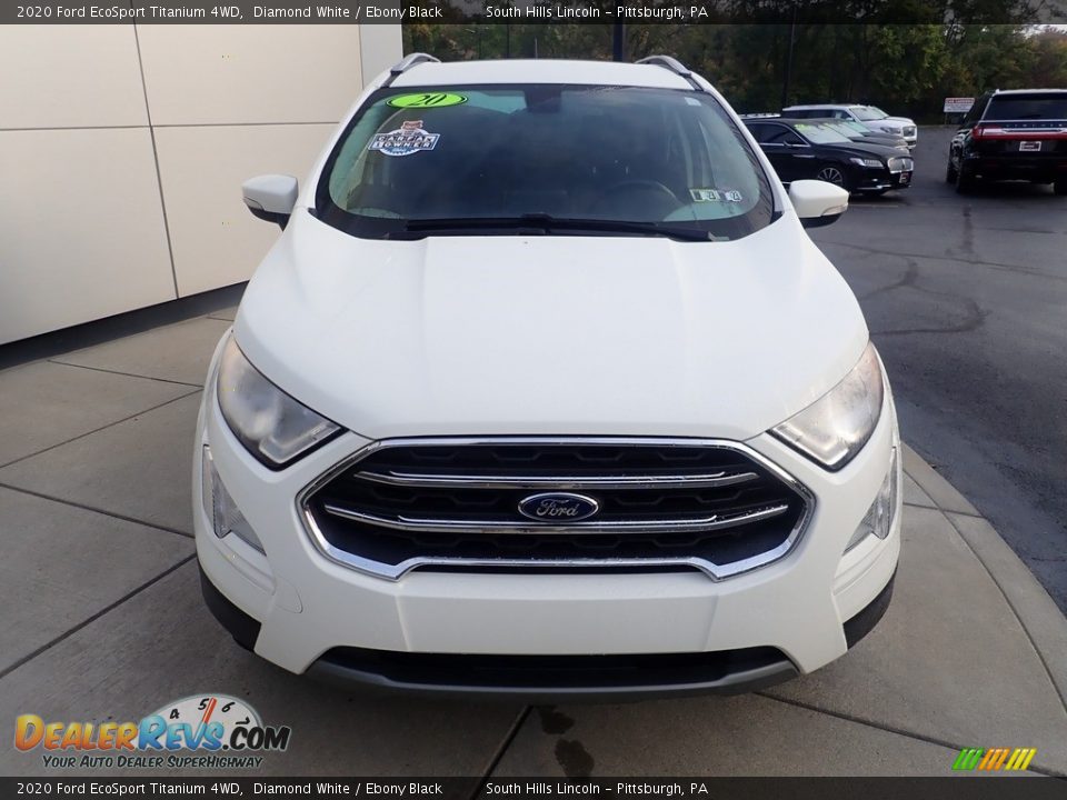 2020 Ford EcoSport Titanium 4WD Diamond White / Ebony Black Photo #8