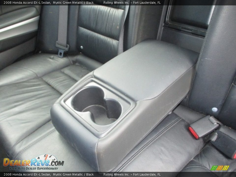 2008 Honda Accord EX-L Sedan Mystic Green Metallic / Black Photo #23