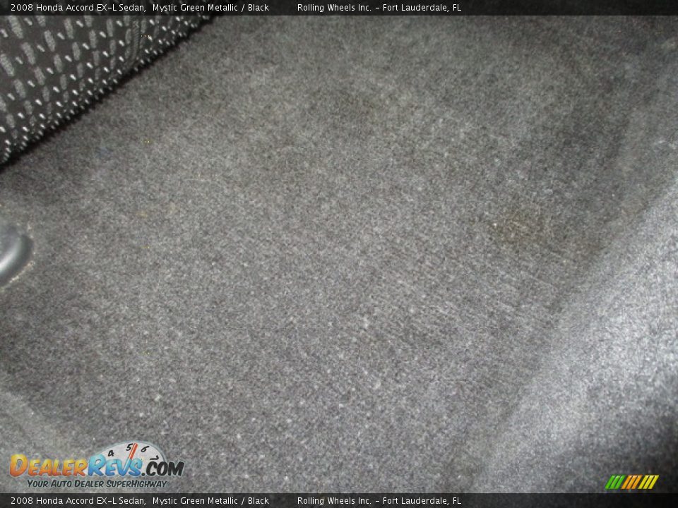 2008 Honda Accord EX-L Sedan Mystic Green Metallic / Black Photo #25