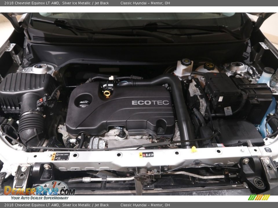 2018 Chevrolet Equinox LT AWD Silver Ice Metallic / Jet Black Photo #20