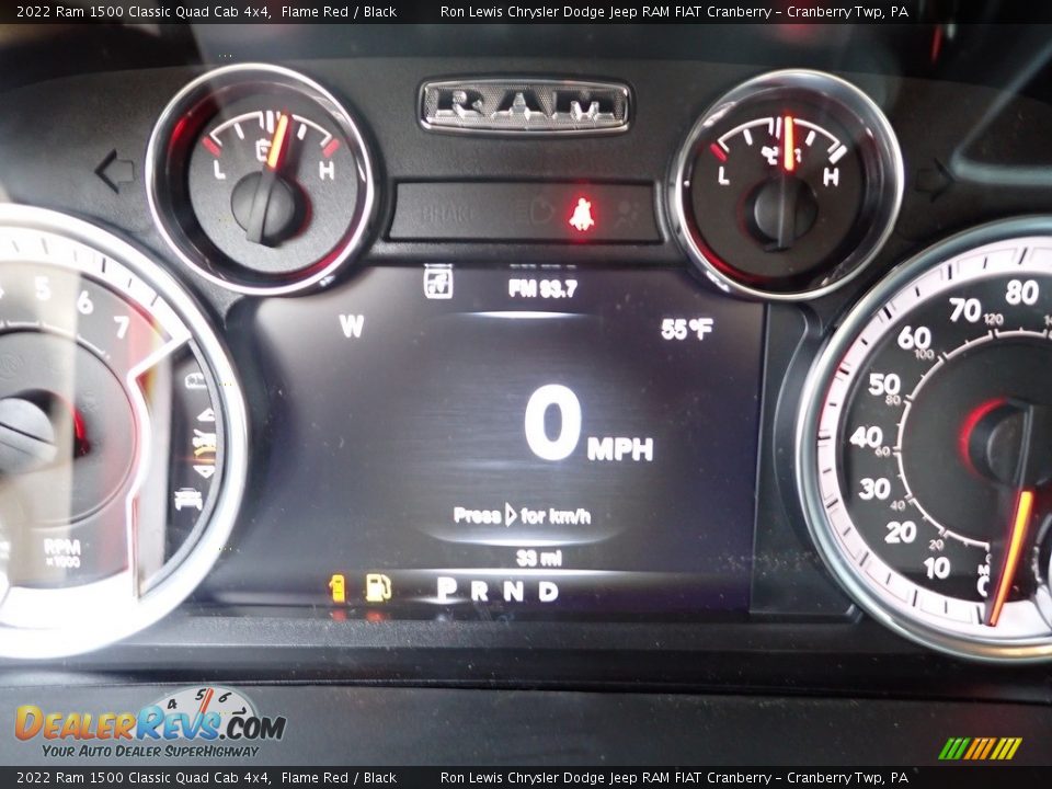 2022 Ram 1500 Classic Quad Cab 4x4 Flame Red / Black Photo #17