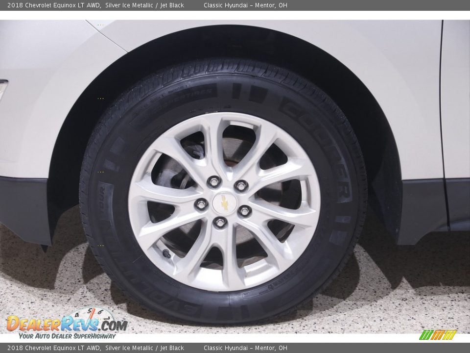2018 Chevrolet Equinox LT AWD Silver Ice Metallic / Jet Black Photo #21