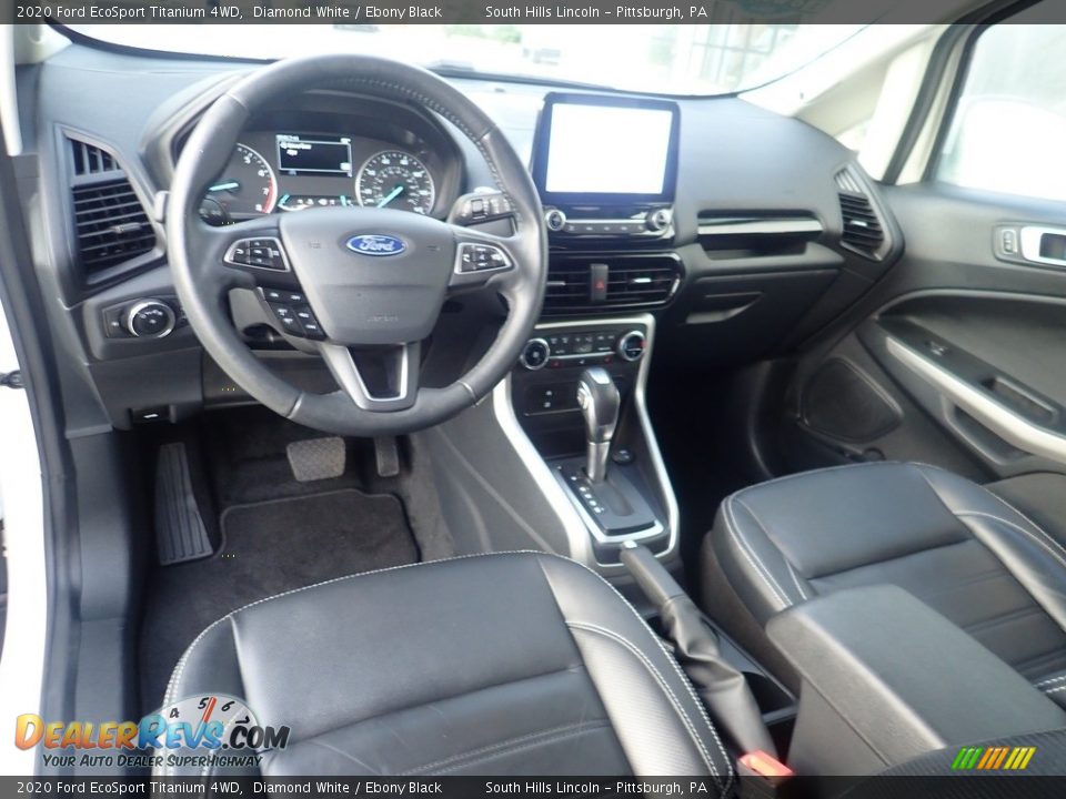 Ebony Black Interior - 2020 Ford EcoSport Titanium 4WD Photo #16