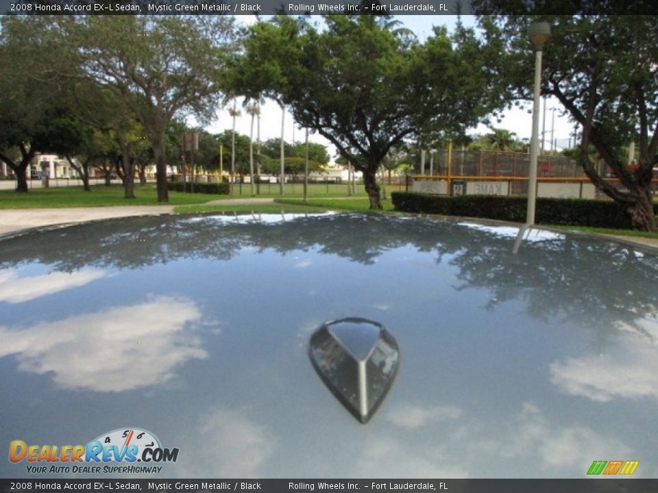 2008 Honda Accord EX-L Sedan Mystic Green Metallic / Black Photo #28