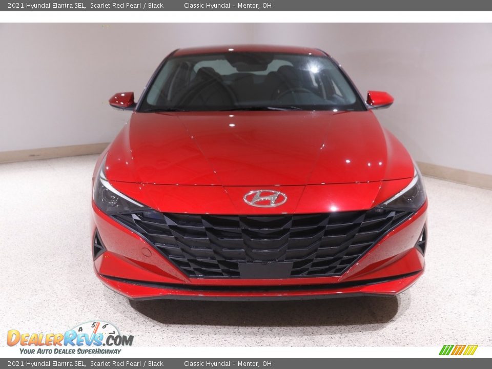 2021 Hyundai Elantra SEL Scarlet Red Pearl / Black Photo #2