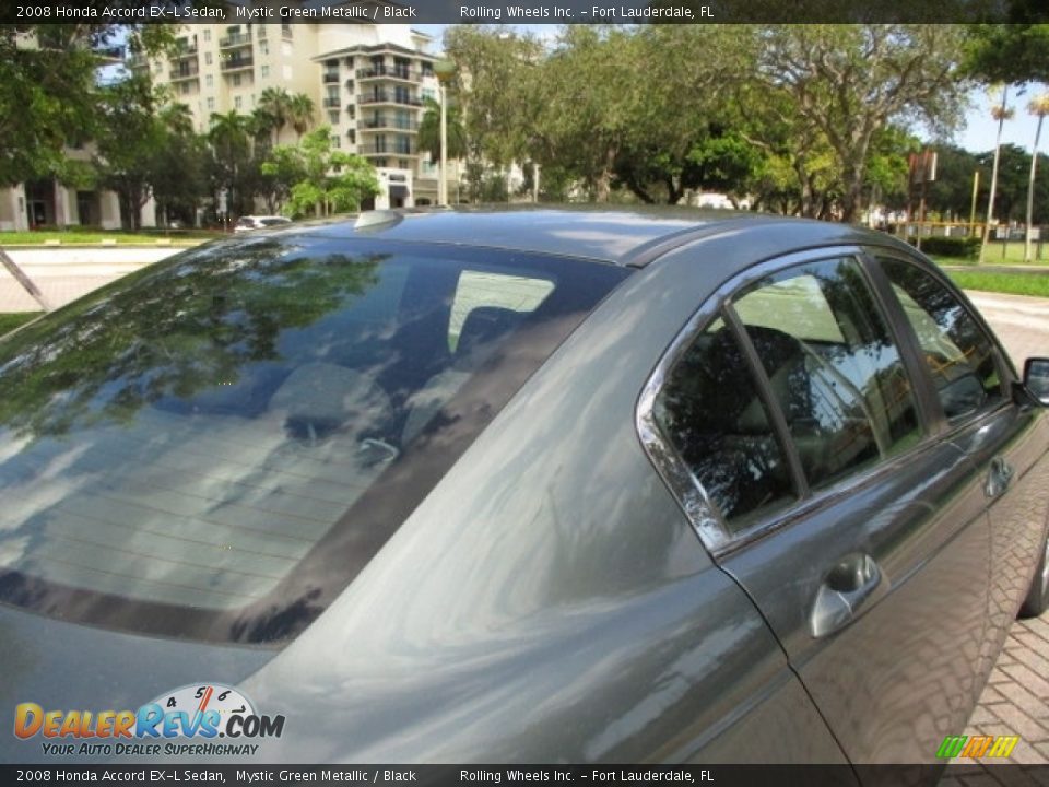2008 Honda Accord EX-L Sedan Mystic Green Metallic / Black Photo #30