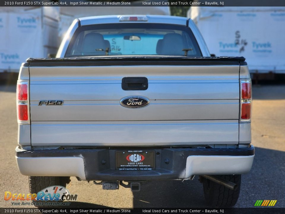 2010 Ford F150 STX SuperCab 4x4 Ingot Silver Metallic / Medium Stone Photo #6