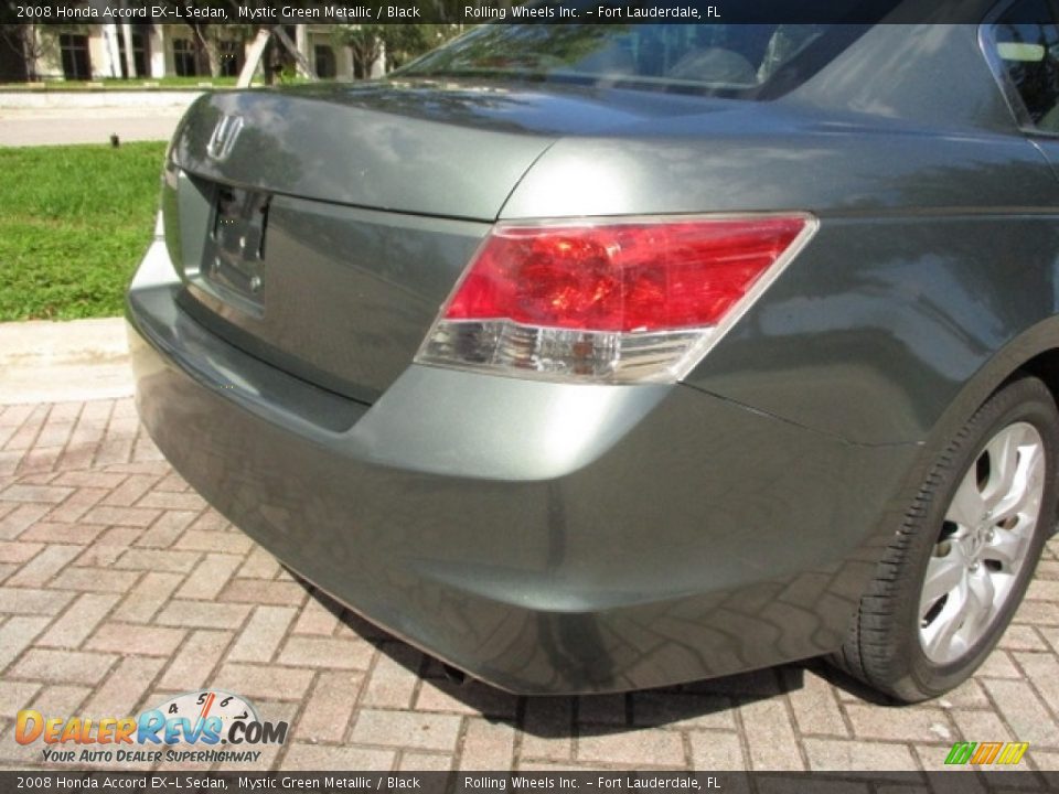 2008 Honda Accord EX-L Sedan Mystic Green Metallic / Black Photo #32