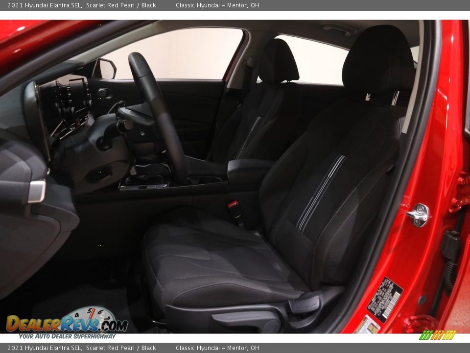 2021 Hyundai Elantra SEL Scarlet Red Pearl / Black Photo #5
