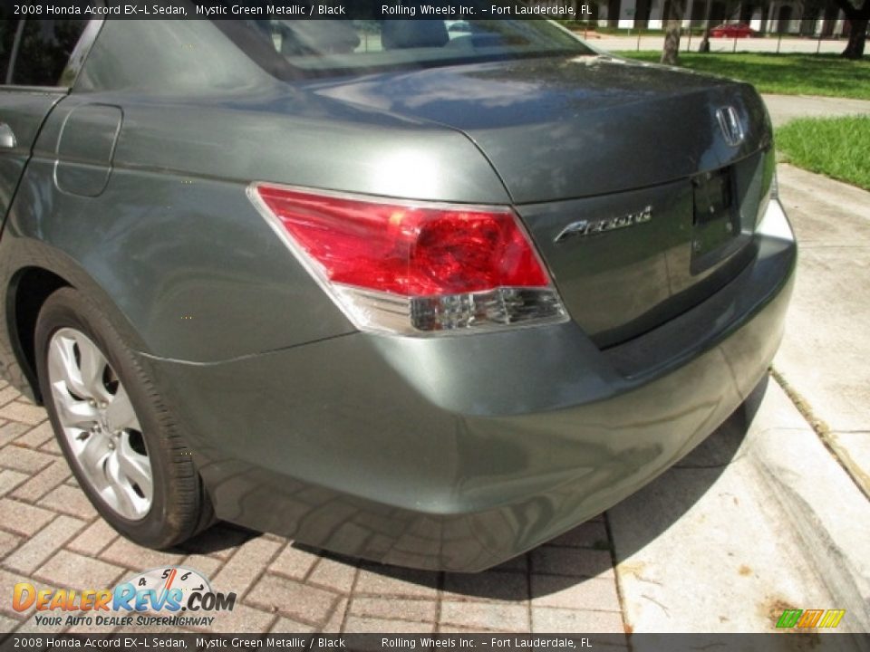 2008 Honda Accord EX-L Sedan Mystic Green Metallic / Black Photo #34