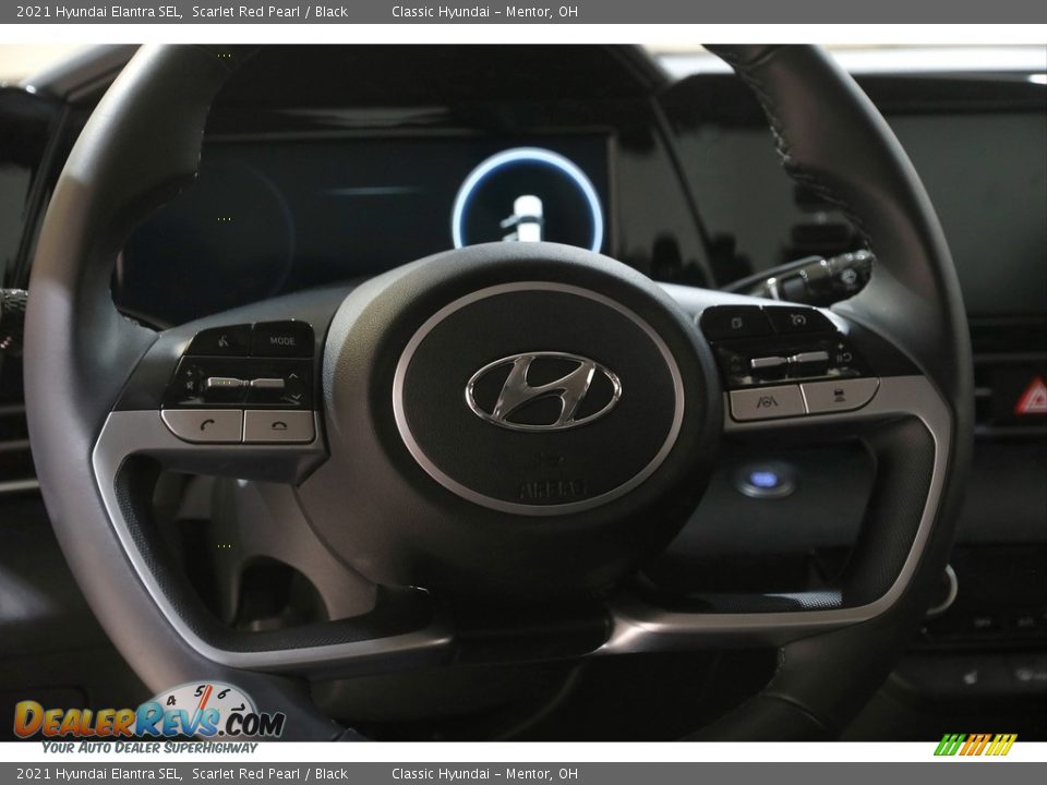 2021 Hyundai Elantra SEL Scarlet Red Pearl / Black Photo #7