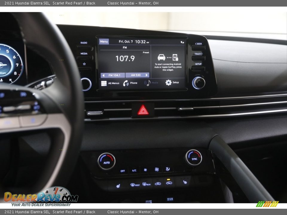 2021 Hyundai Elantra SEL Scarlet Red Pearl / Black Photo #9