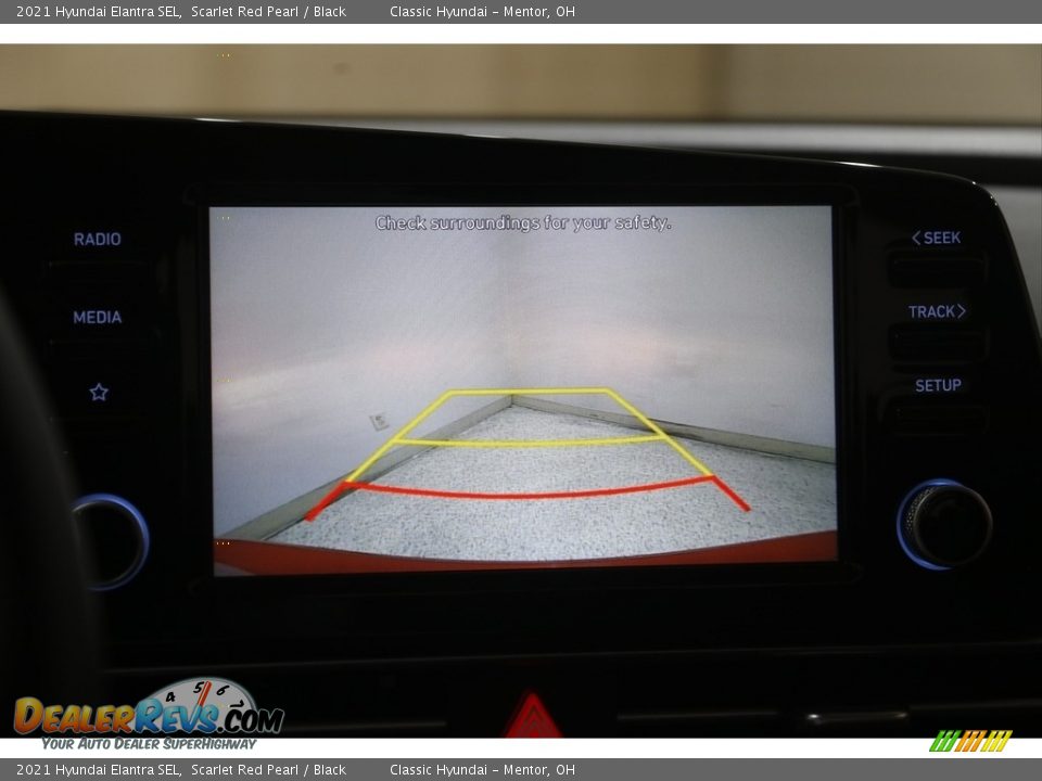 2021 Hyundai Elantra SEL Scarlet Red Pearl / Black Photo #11