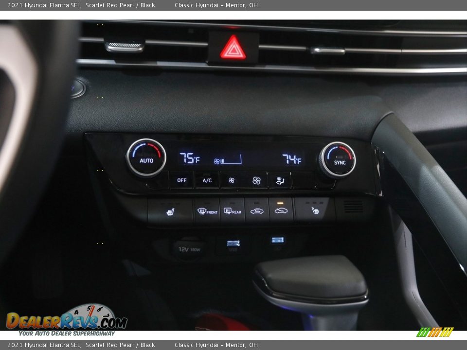 2021 Hyundai Elantra SEL Scarlet Red Pearl / Black Photo #12