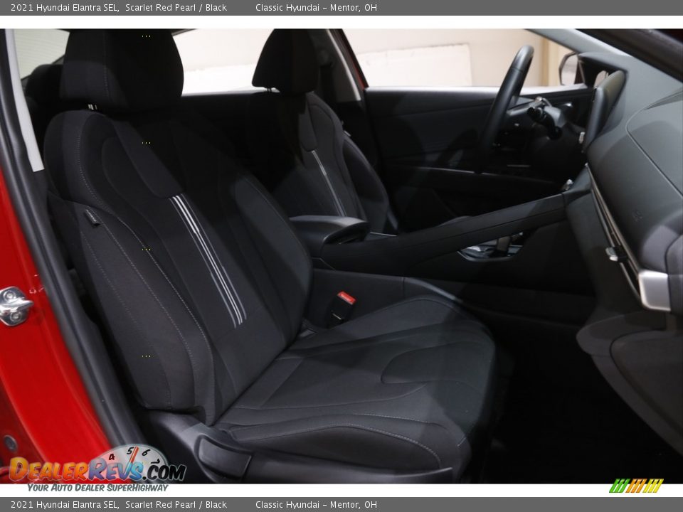 2021 Hyundai Elantra SEL Scarlet Red Pearl / Black Photo #14