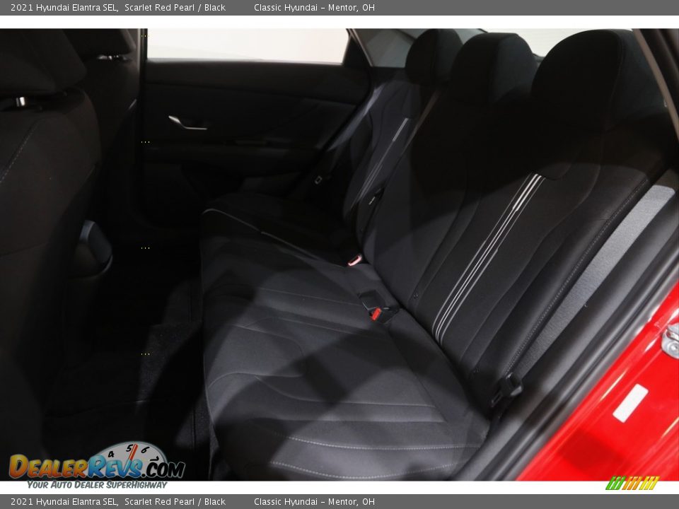 2021 Hyundai Elantra SEL Scarlet Red Pearl / Black Photo #16