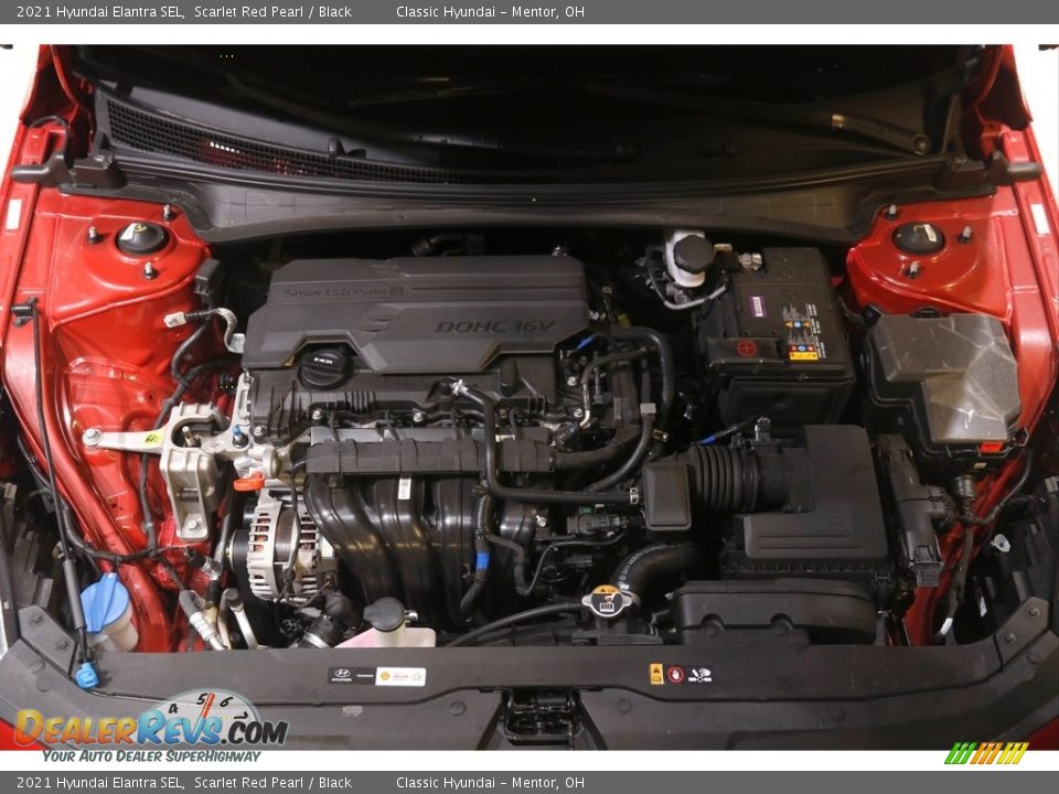 2021 Hyundai Elantra SEL Scarlet Red Pearl / Black Photo #18