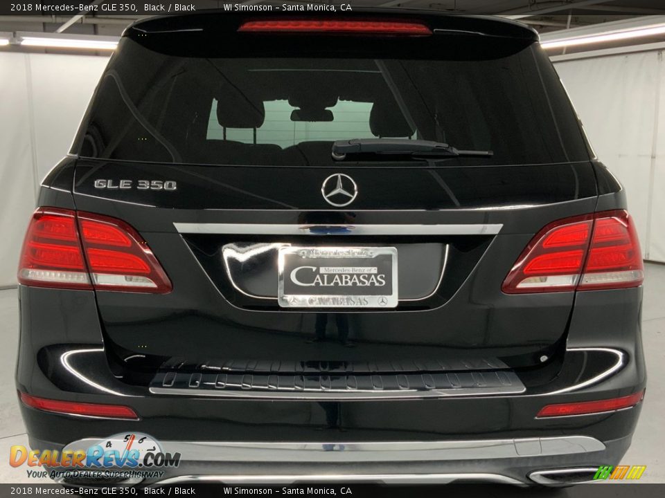 2018 Mercedes-Benz GLE 350 Black / Black Photo #7