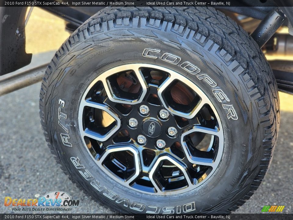 2010 Ford F150 STX SuperCab 4x4 Ingot Silver Metallic / Medium Stone Photo #20