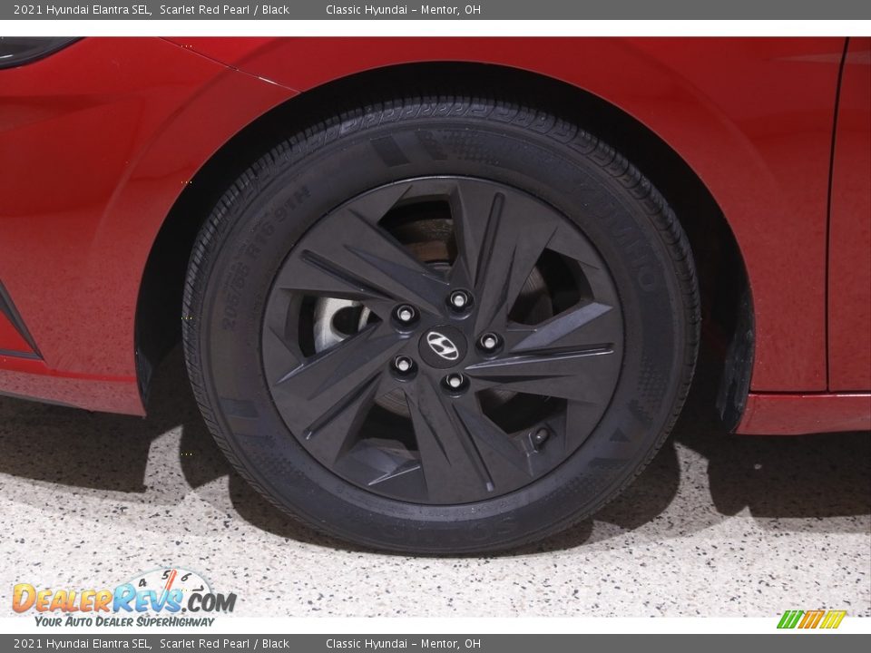 2021 Hyundai Elantra SEL Scarlet Red Pearl / Black Photo #19