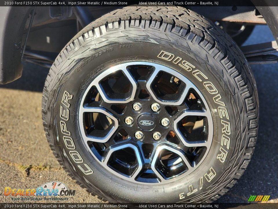 2010 Ford F150 STX SuperCab 4x4 Ingot Silver Metallic / Medium Stone Photo #21