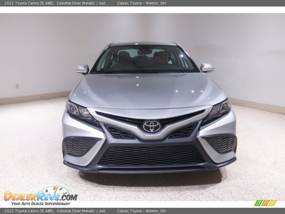 2022 Toyota Camry SE AWD Celestial Silver Metallic / Ash Photo #2