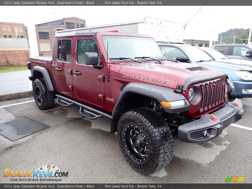 2021 Jeep Gladiator Mojave 4x4 Snazzberry Pearl / Black Photo #3