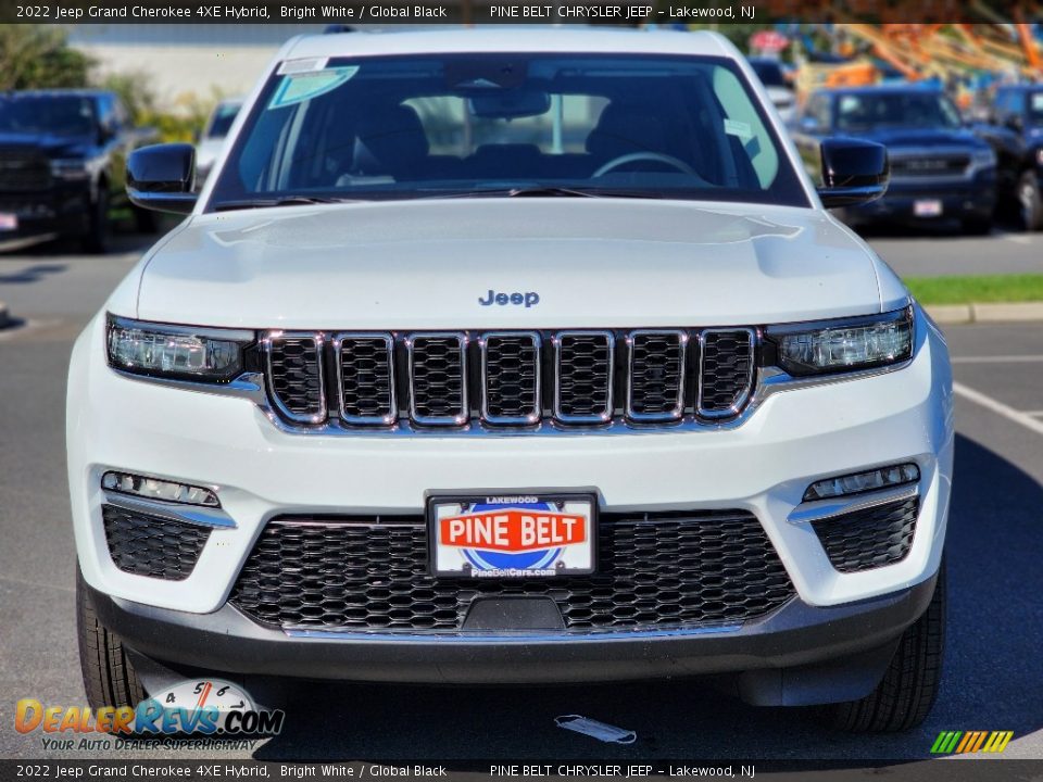 2022 Jeep Grand Cherokee 4XE Hybrid Bright White / Global Black Photo #2