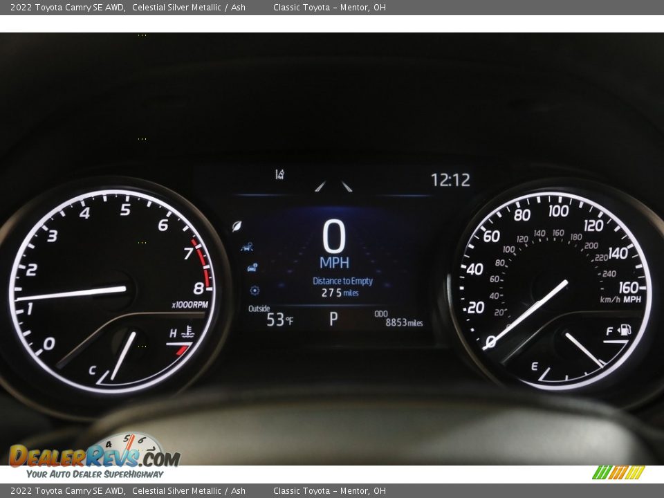 2022 Toyota Camry SE AWD Gauges Photo #8