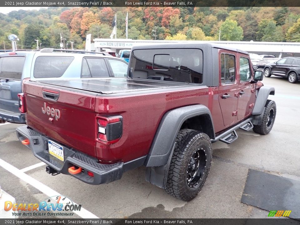 2021 Jeep Gladiator Mojave 4x4 Snazzberry Pearl / Black Photo #4