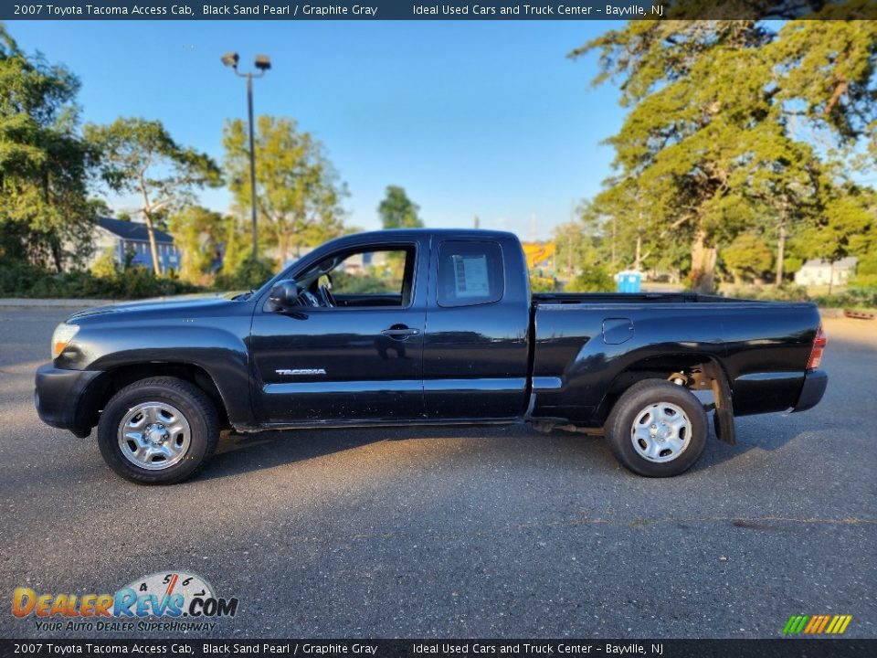 2007 Toyota Tacoma Access Cab Black Sand Pearl / Graphite Gray Photo #4