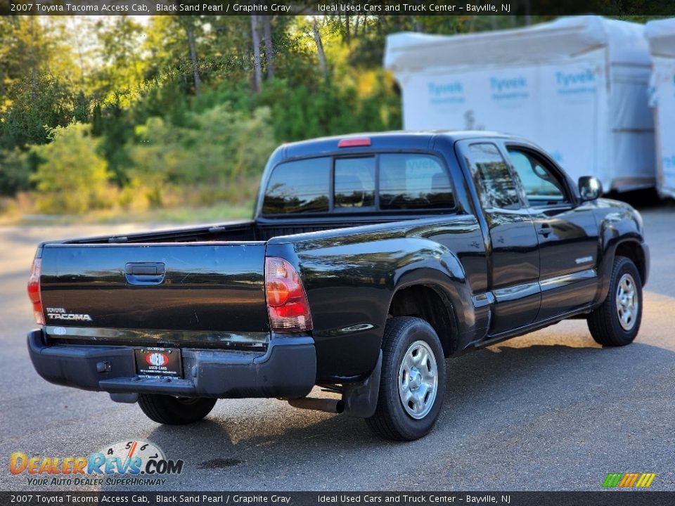 2007 Toyota Tacoma Access Cab Black Sand Pearl / Graphite Gray Photo #7