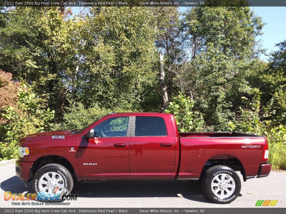 2022 Ram 2500 Big Horn Crew Cab 4x4 Delmonico Red Pearl / Black Photo #1